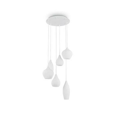 SOFT SP6 White lampa wisząca ideal lux